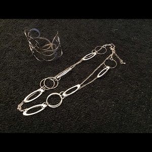 Matching ovals Necklace and single bengal set